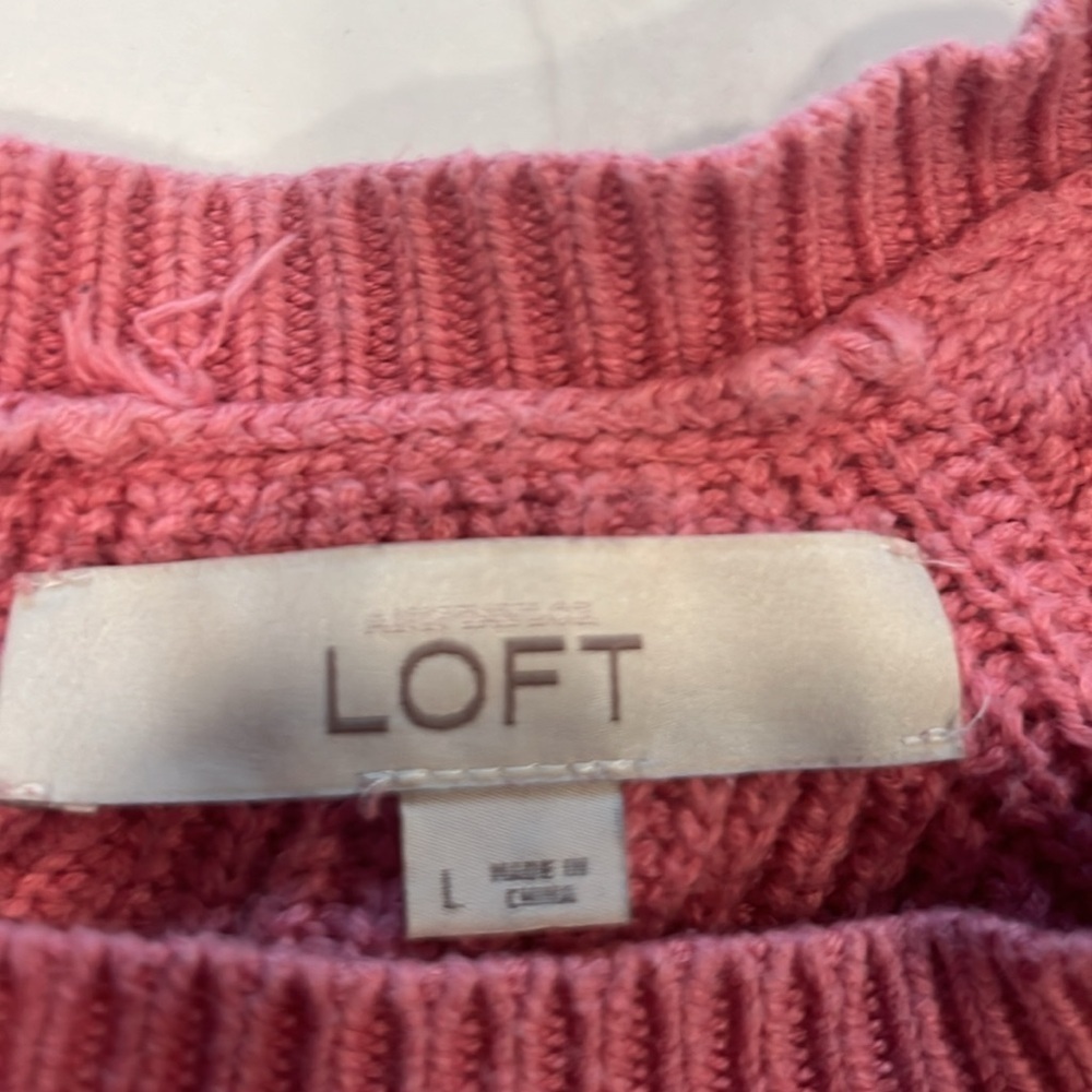 Ann Taylor Loft Button backed Sweater - Picture 3 of 4